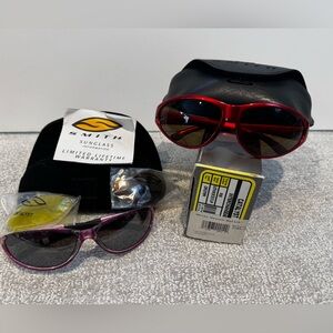 SMITH Red and Purple Sunglasses Duo NEW